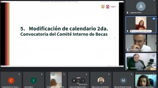Hoy se llevó acabo la 6ta Sesión Extraordinaria del Comité Interno de Becas